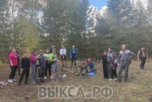 выкса.рф, У «Баташев-Арены» открылась лесная тропа — маршрут для прогулок, бега и велосипедов